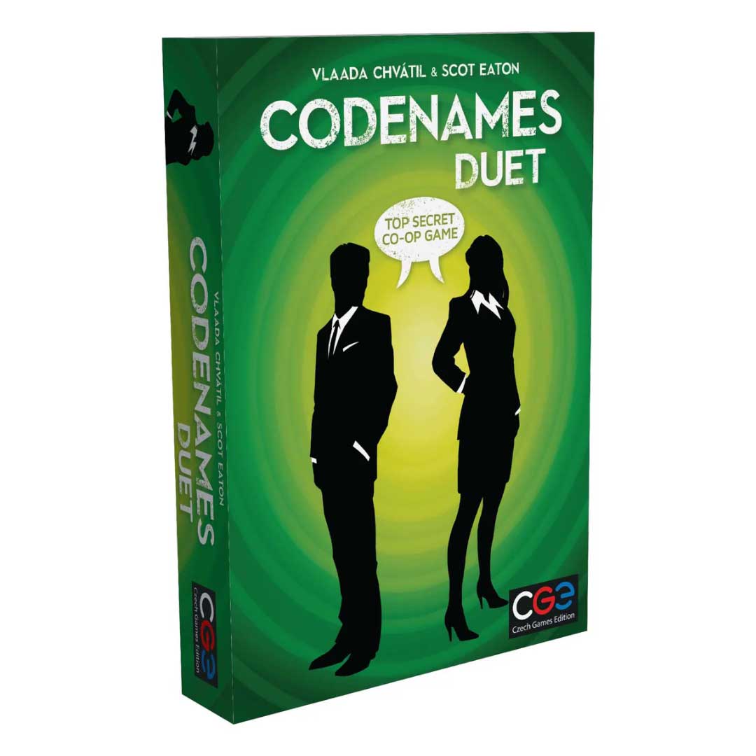 Best game for two players Codenames Duet box