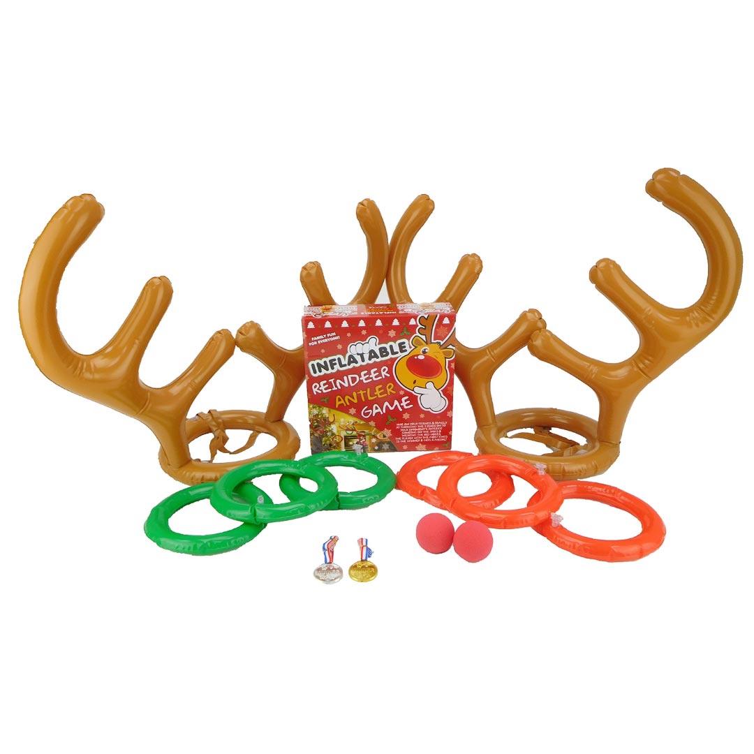 Best game for Christmas Inflatable antler ring toss game