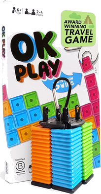 OK Play box art, one of the best stocking stuffer games for travel